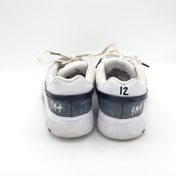 NIKE Ja Morant 1 Scratch 2.0 DX2294-102 GS White Black Size 6.5y - Picture 6 of 9